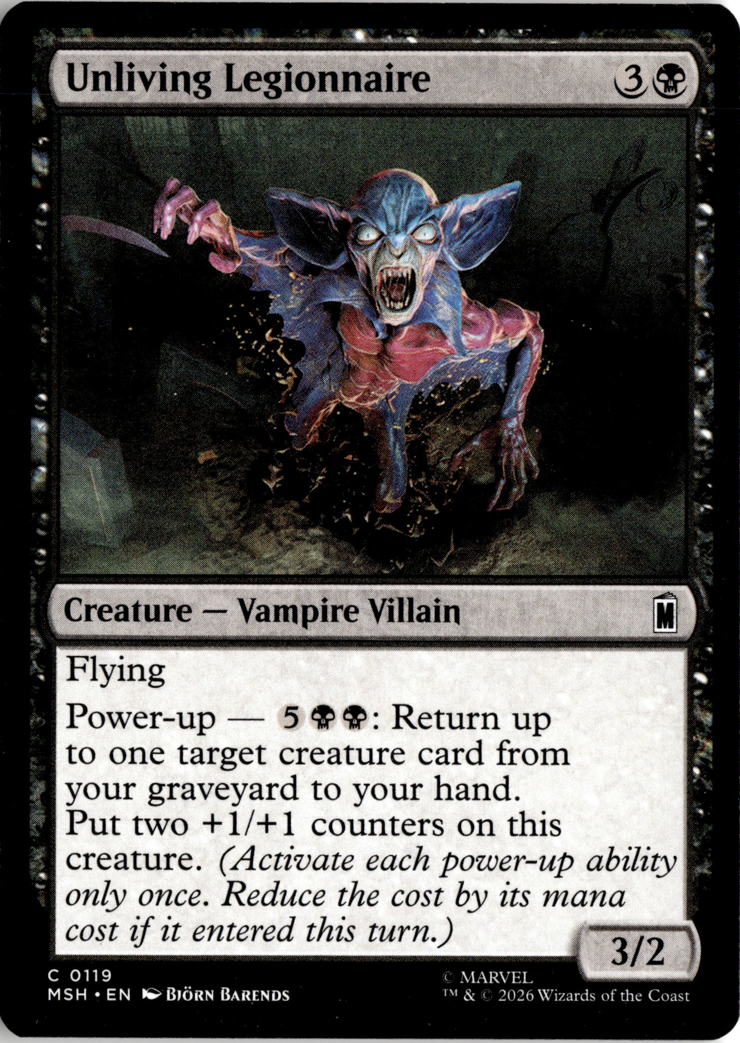 2026 Mtg Msh En Unliving Legionnaire graded slab