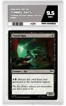 2026 MTG TMT EN Teenage Mutant Ninja Turtles #0084 TUNNEL RATS MPE 9.5 MINT+ — graded card up for auction