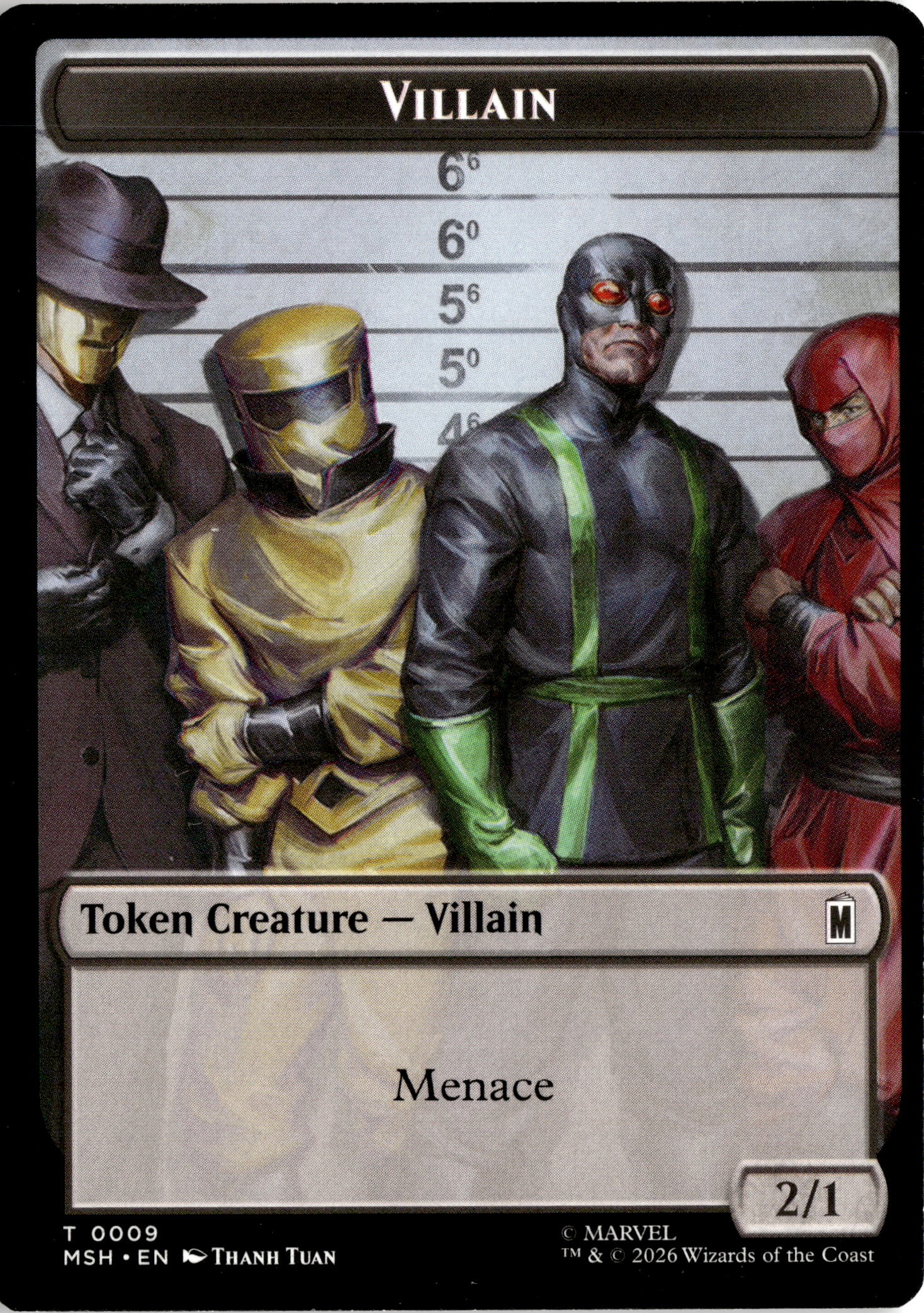2026 Mtg Msh En Villain graded slab