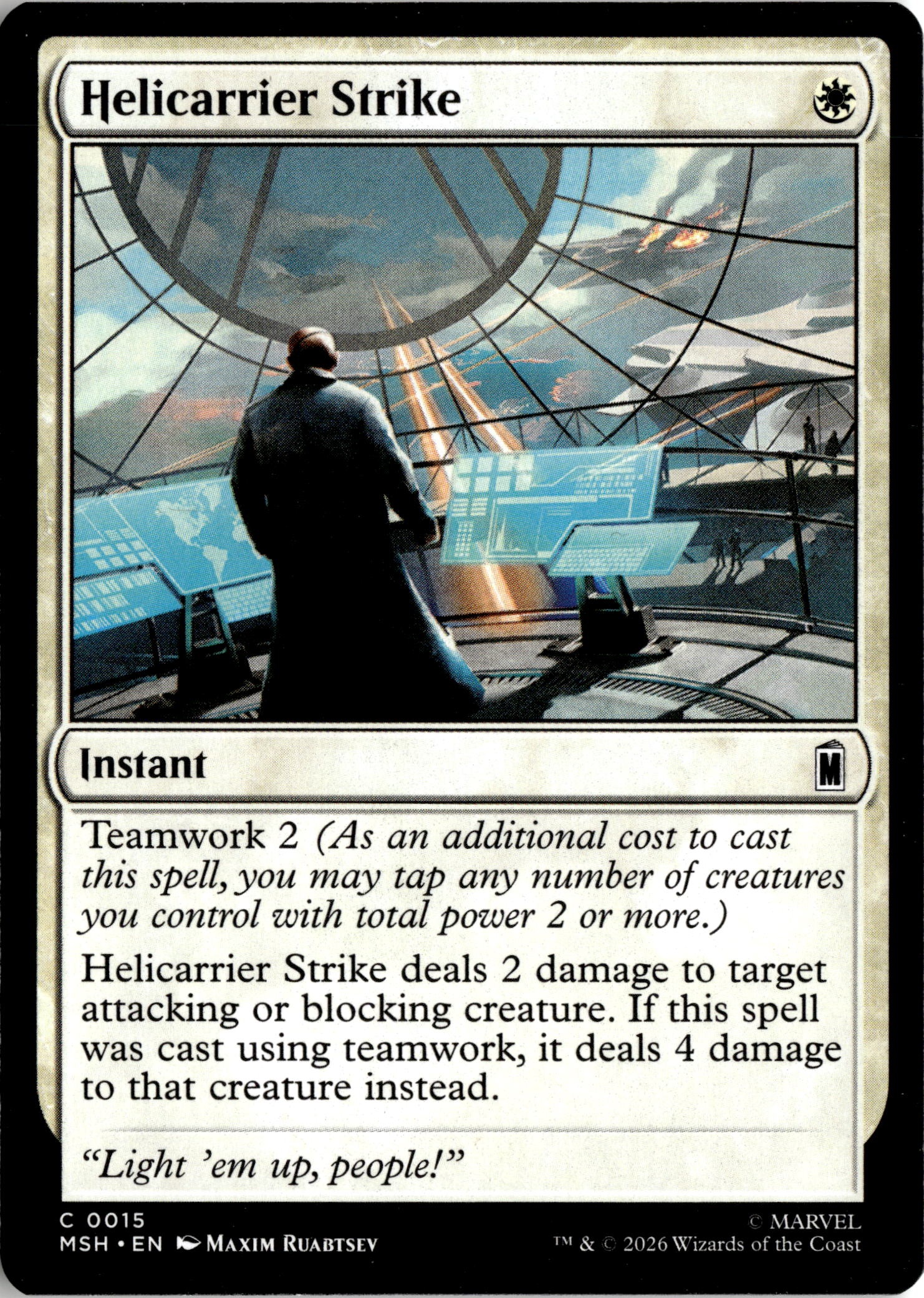 Helicarrier Strike graded slab