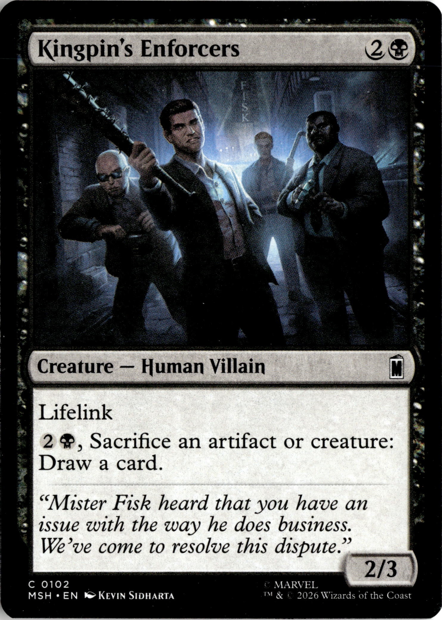 2026 Mtg Msh En Kingpin'S Enforcers graded slab