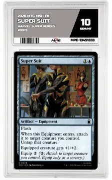 2026 MTG MSH EN Marvel Super Heroes #0078 SUPER SUIT MPE 10 GEM/MT — graded card up for auction