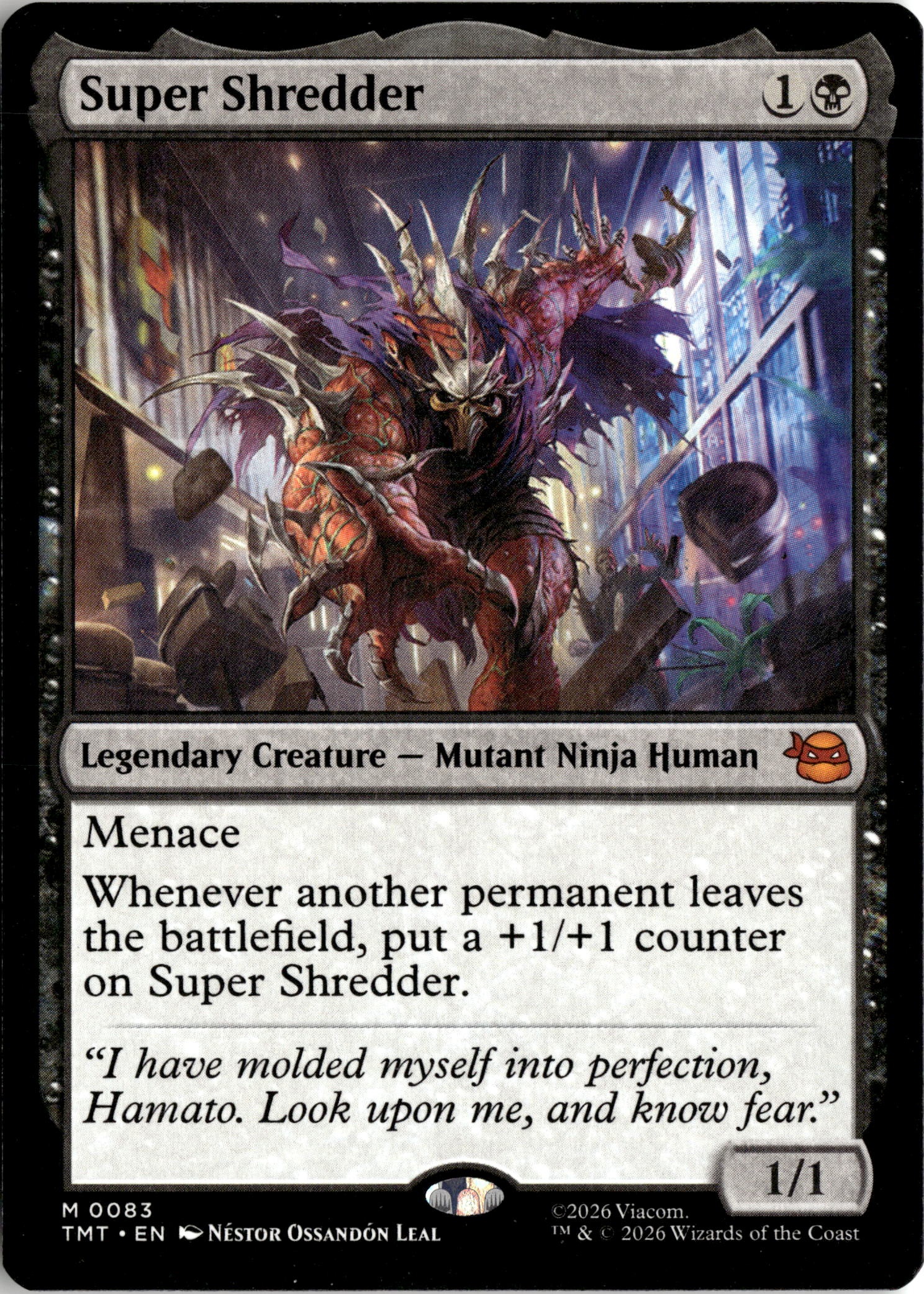 2026 Mtg Tmt En Super Shredder graded slab