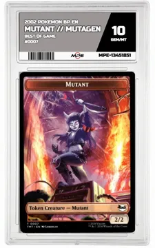 2002 POKEMON BP EN Best of Game #0007 MUTANT // Mutagen MPE 10 GEM/MT — graded card up for auction