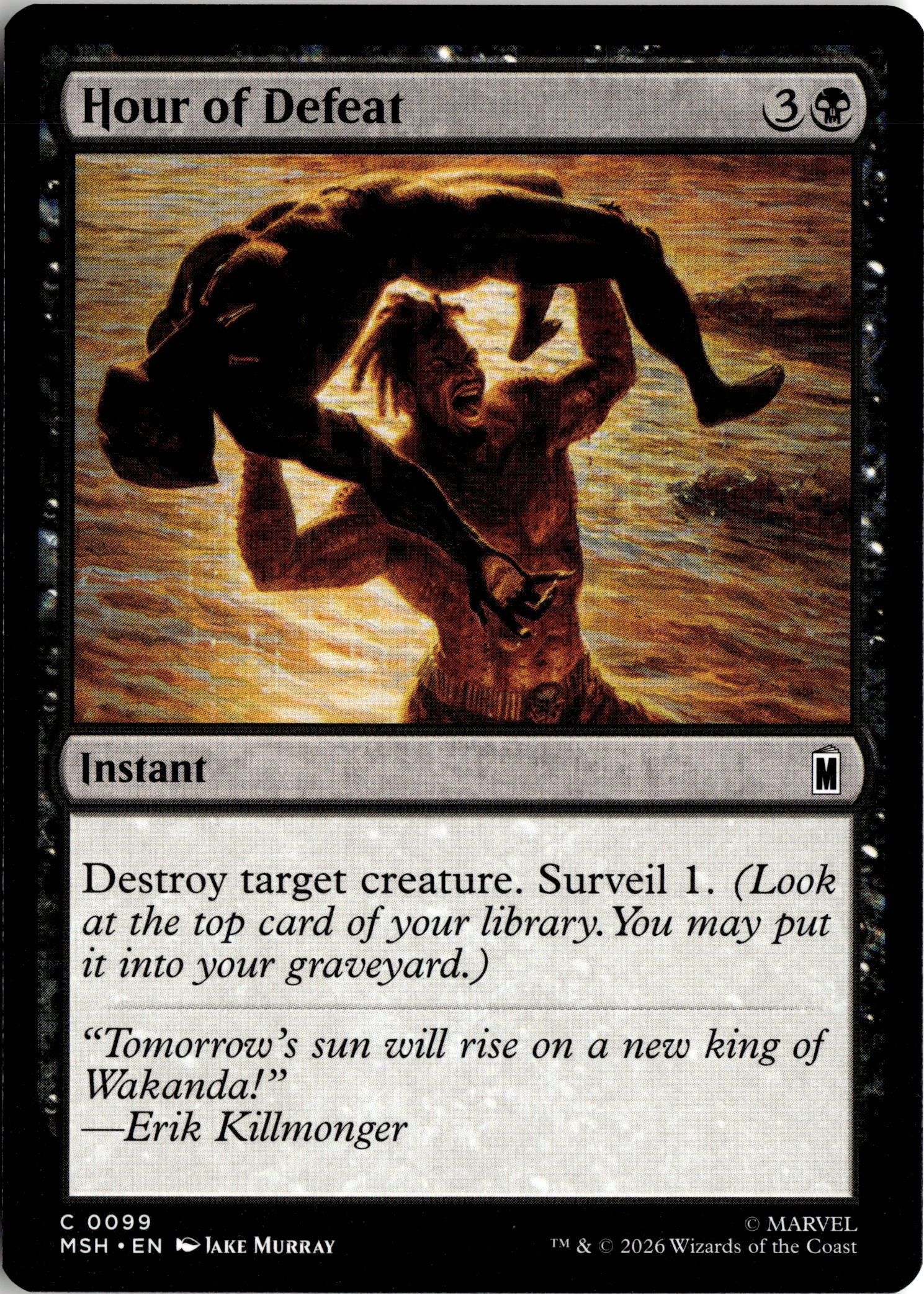 2026 Mtg Msh En Hour Of Defeat graded slab