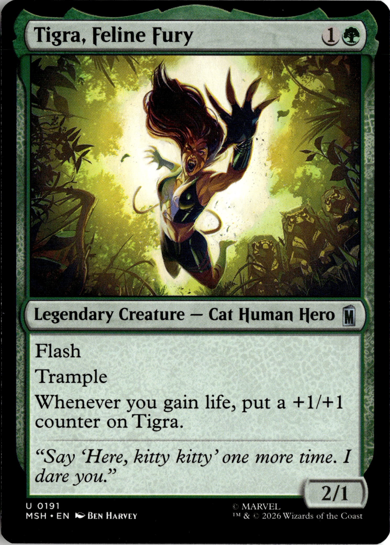Tigra, Feline Fury graded slab