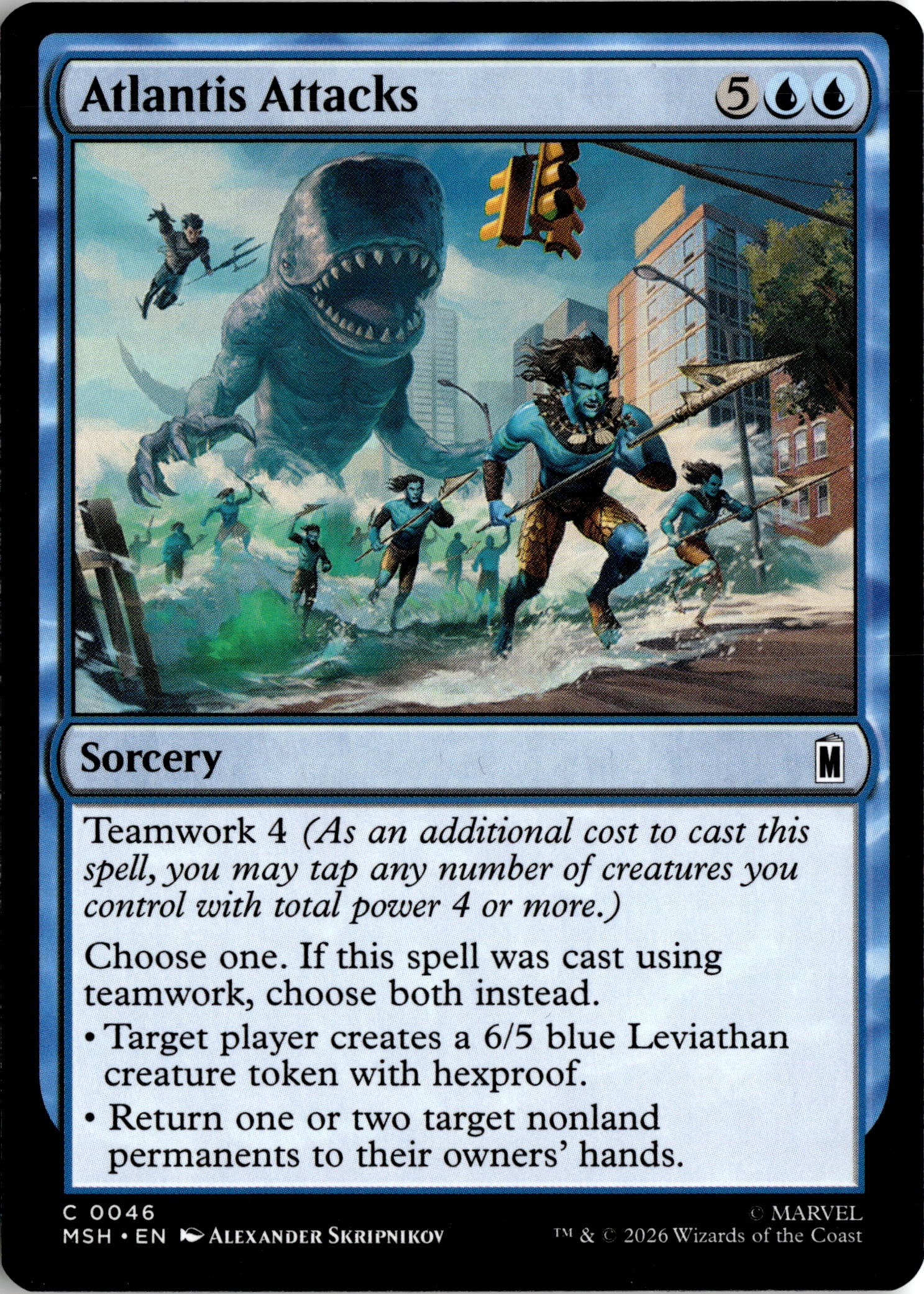 2026 Mtg Msh En Atlantis Attacks graded slab
