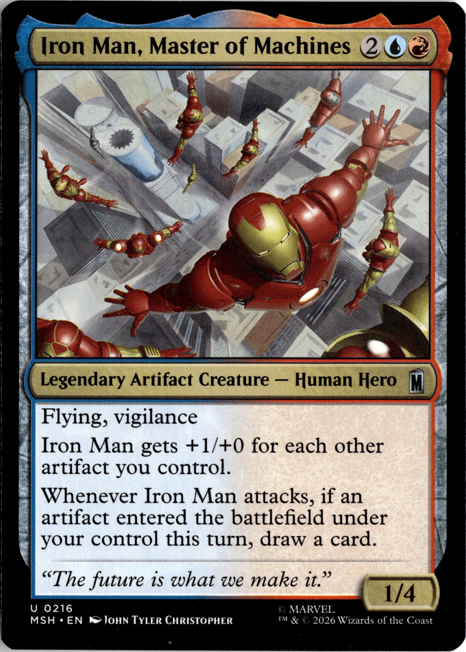 2026 Mtg Msh En Iron Man, Master Of Machines graded slab
