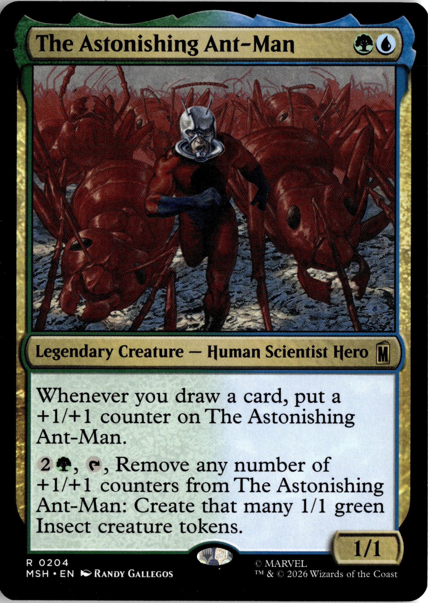 The Astonishing Ant-Man graded slab
