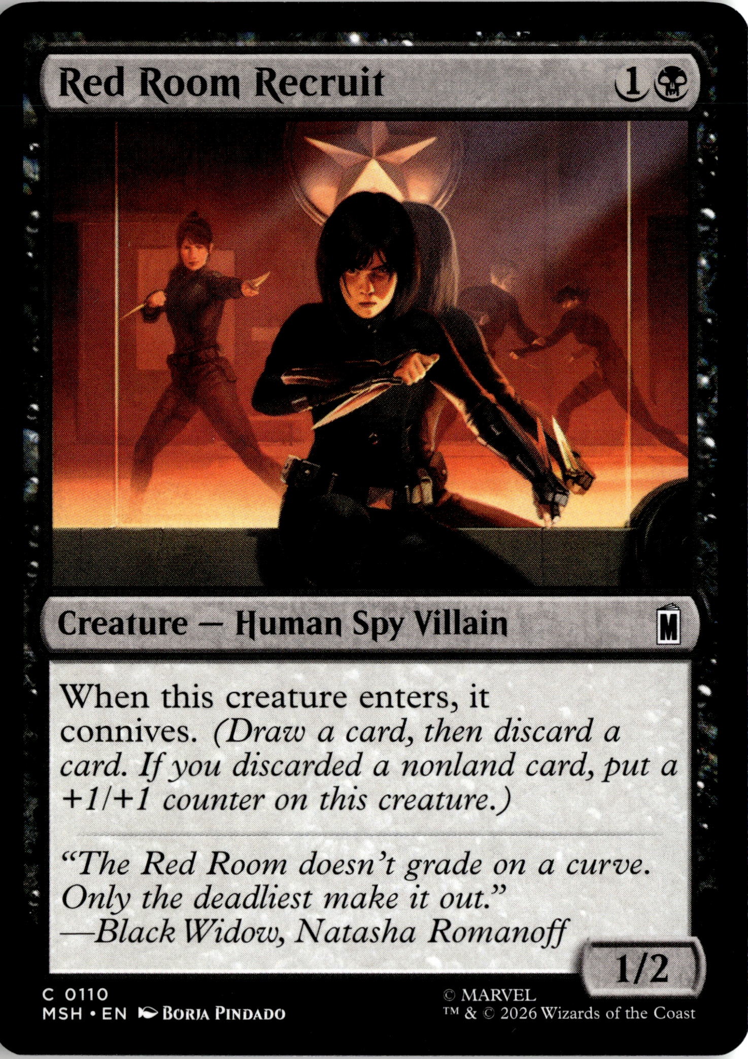 2026 Mtg Msh En Red Room Recruit graded slab