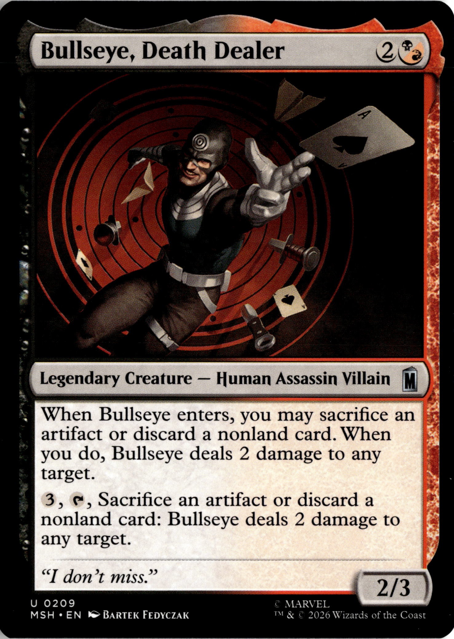 Bullseye, Death Dealer graded slab