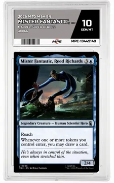 2026 MTG MSH EN Marvel Super Heroes #0066 MISTER FANTASTIC, REED RICHARDS MPE 10 GEM/MT — graded card up for auction