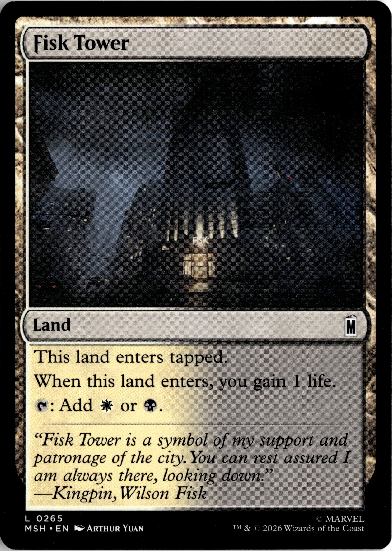 Fisk Tower graded slab