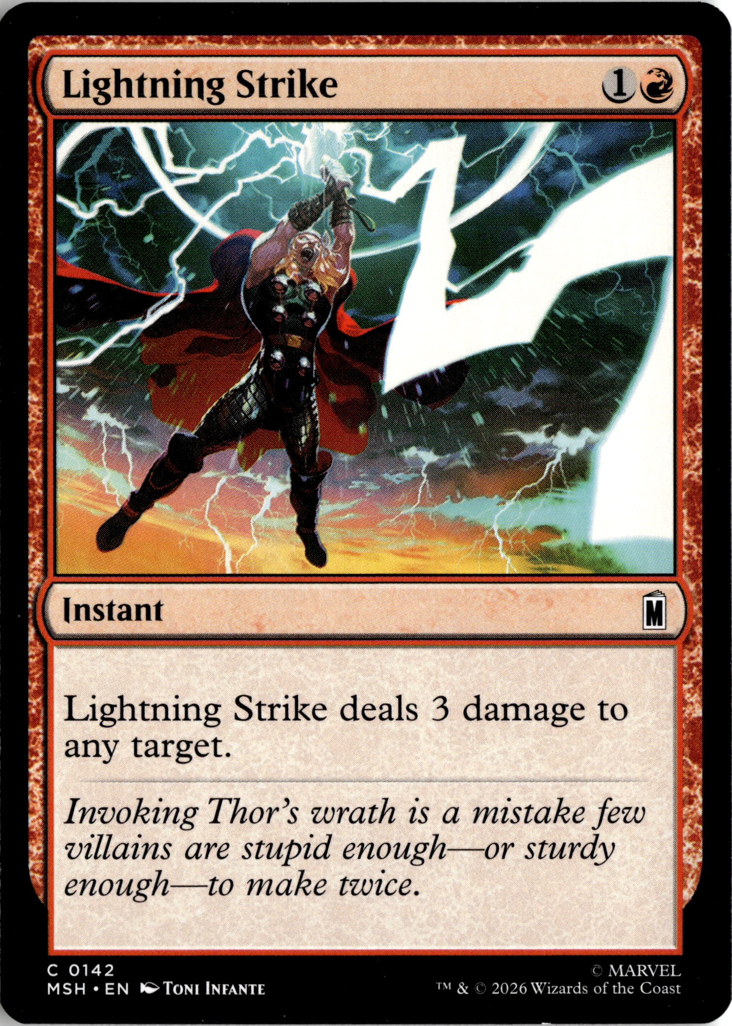 Lightning Strike graded slab