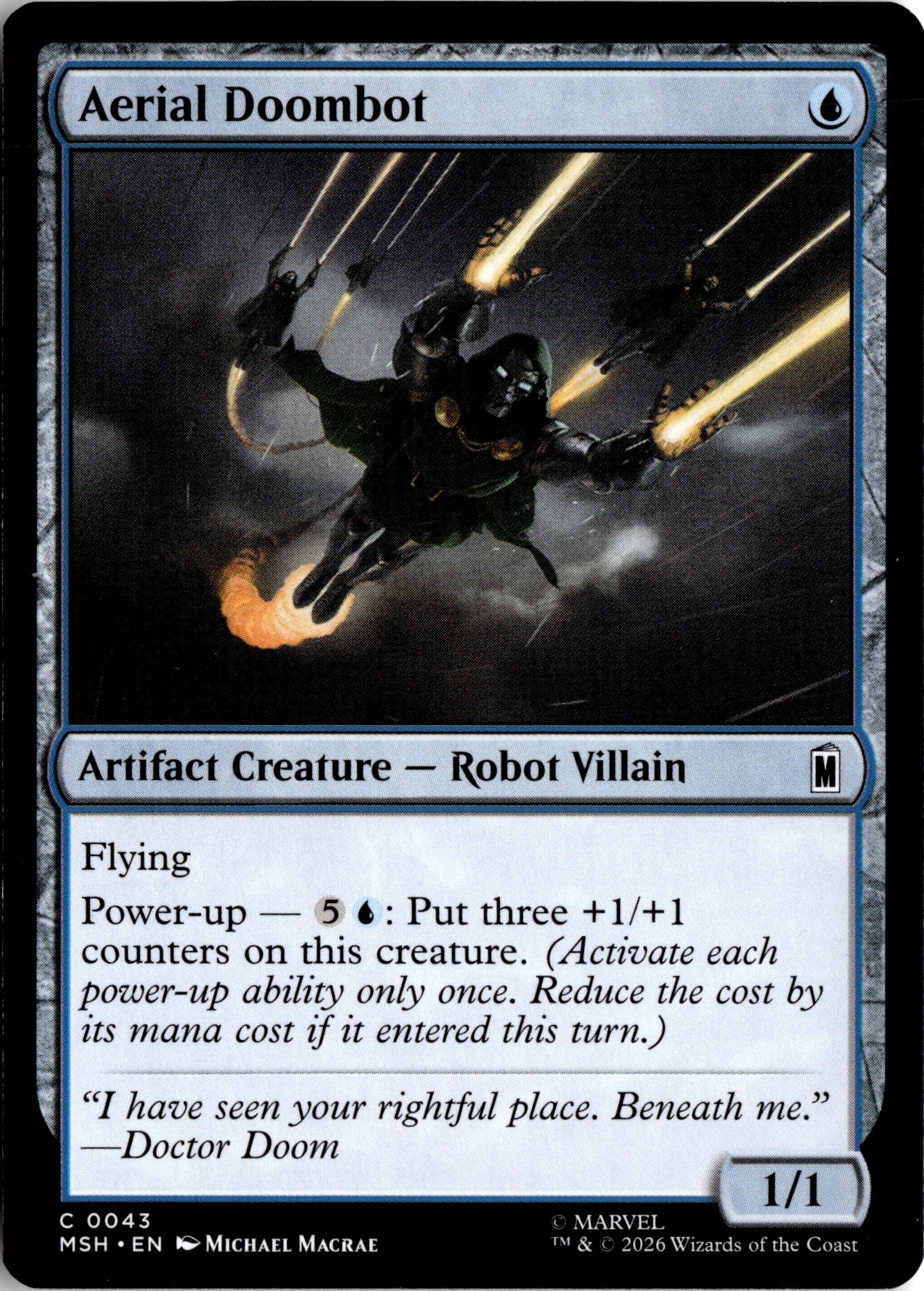 2026 Mtg Msh En Aerial Doombot graded slab