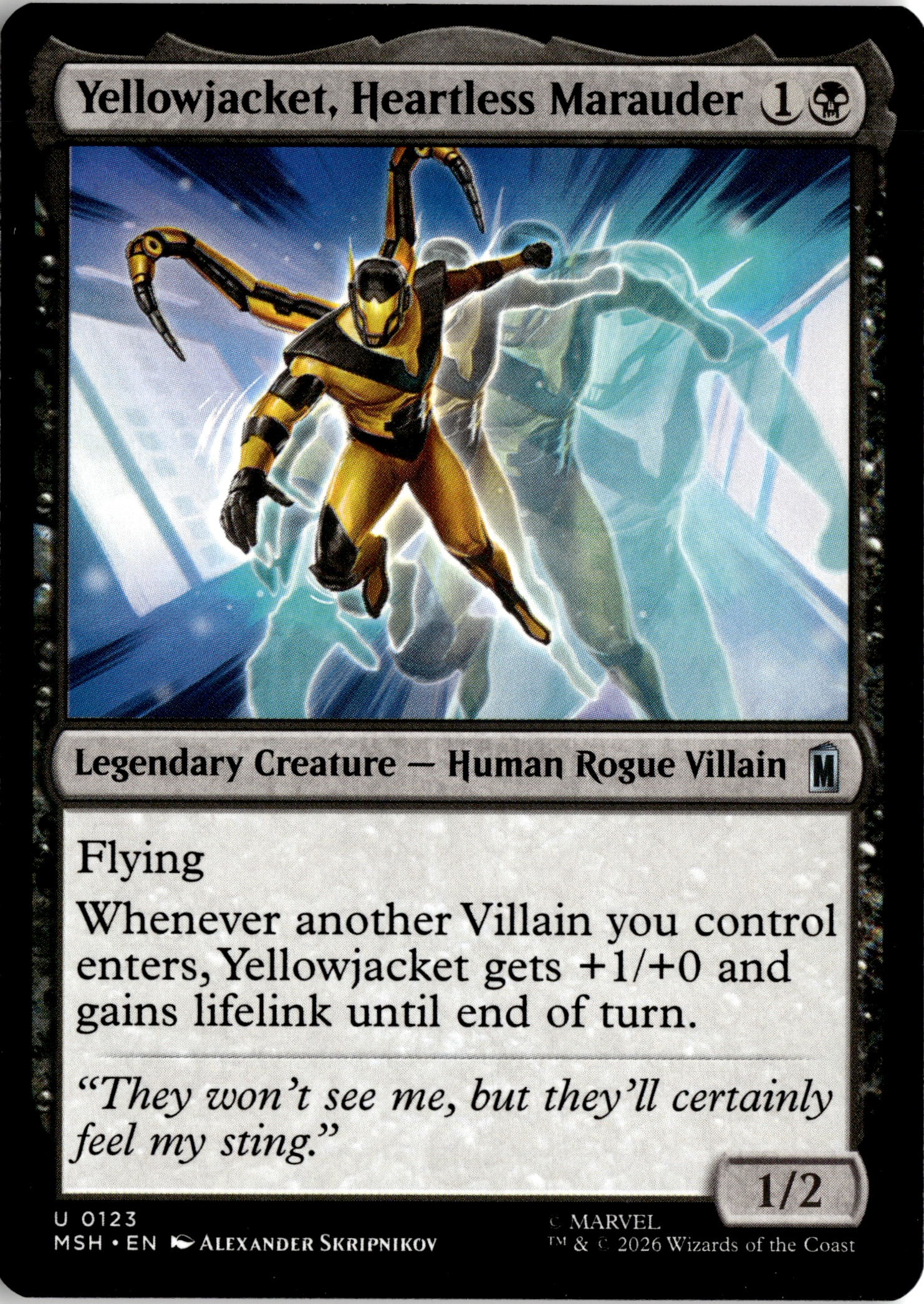 Yellowjacket, Heartless Marauder graded slab