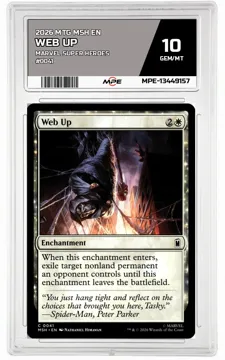 2026 MTG MSH EN Marvel Super Heroes #0041 WEB UP MPE 10 GEM/MT — graded card up for auction
