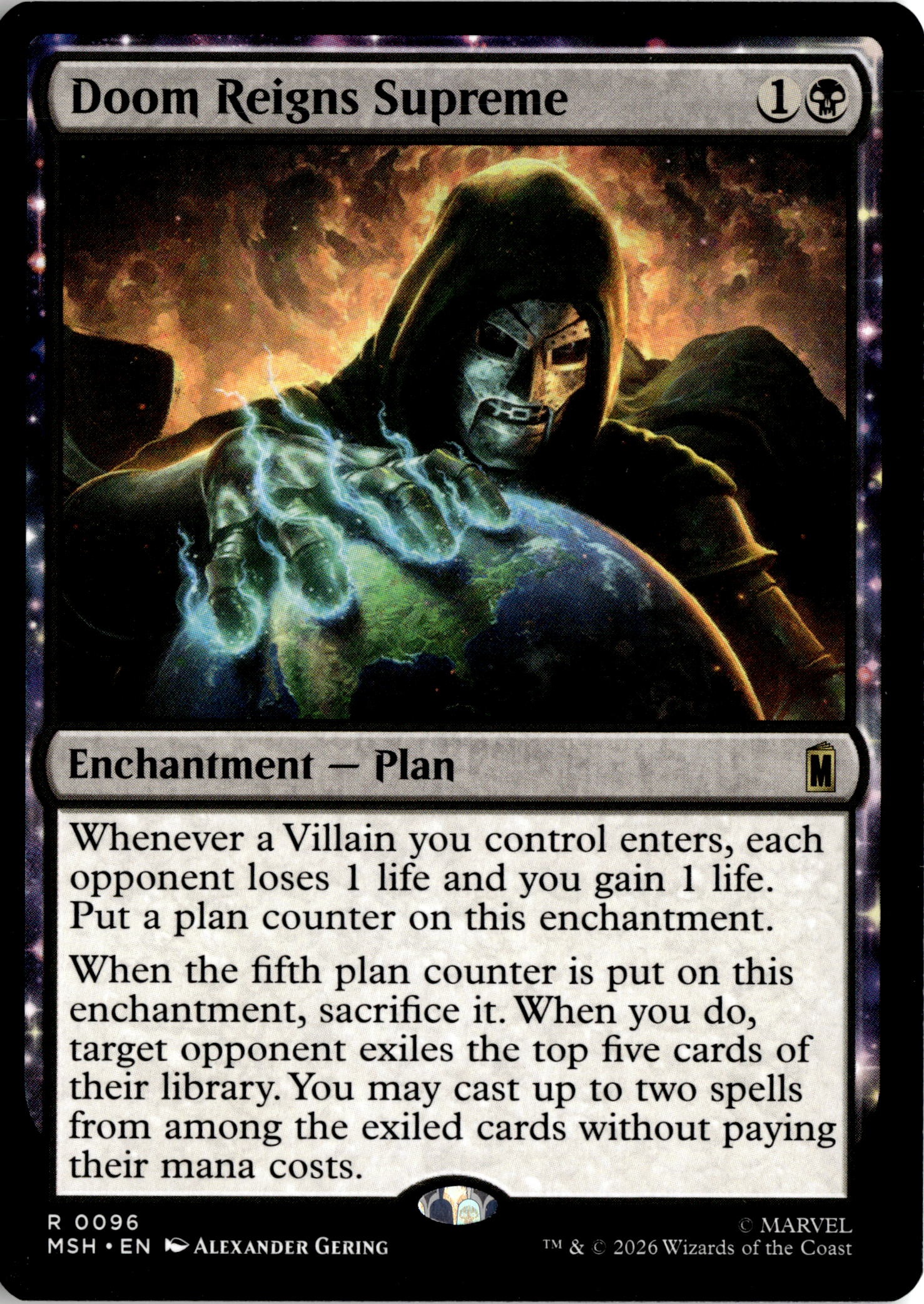 2026 Mtg Msh En Doom Reigns Supreme graded slab