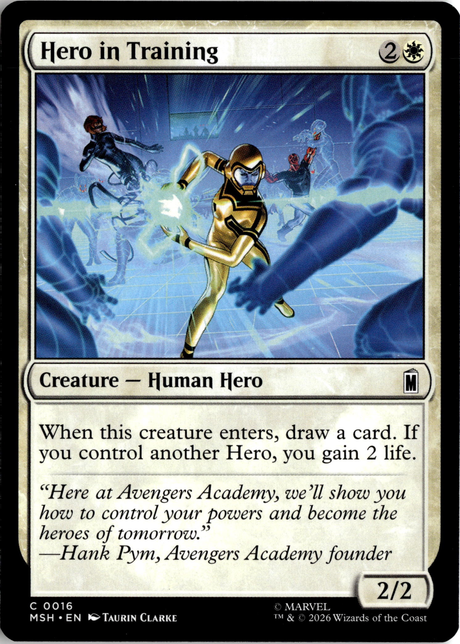 2026 Mtg Msh En Hero In Training graded slab