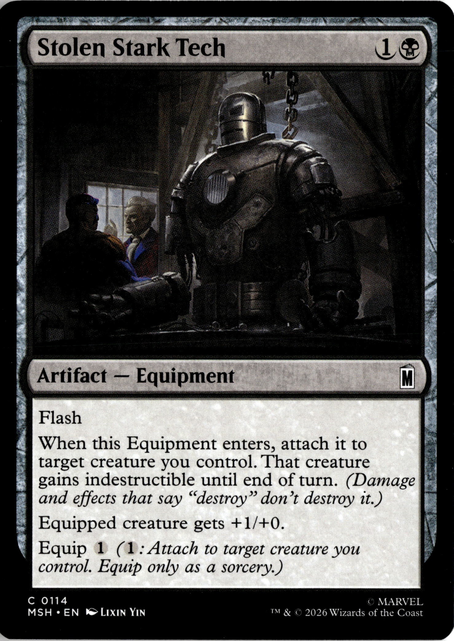 Stolen Stark Tech graded slab