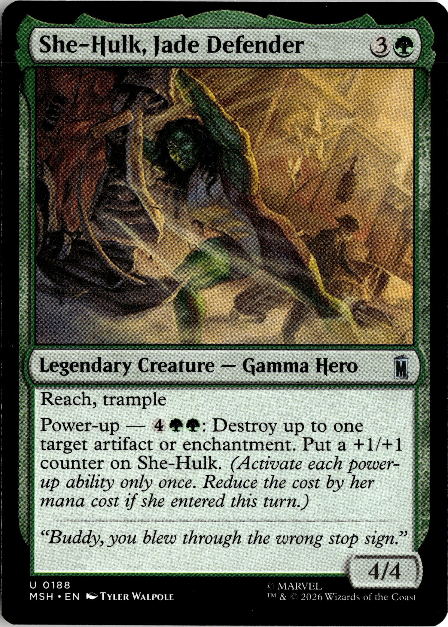 She-Hulk, Jade Defender graded slab
