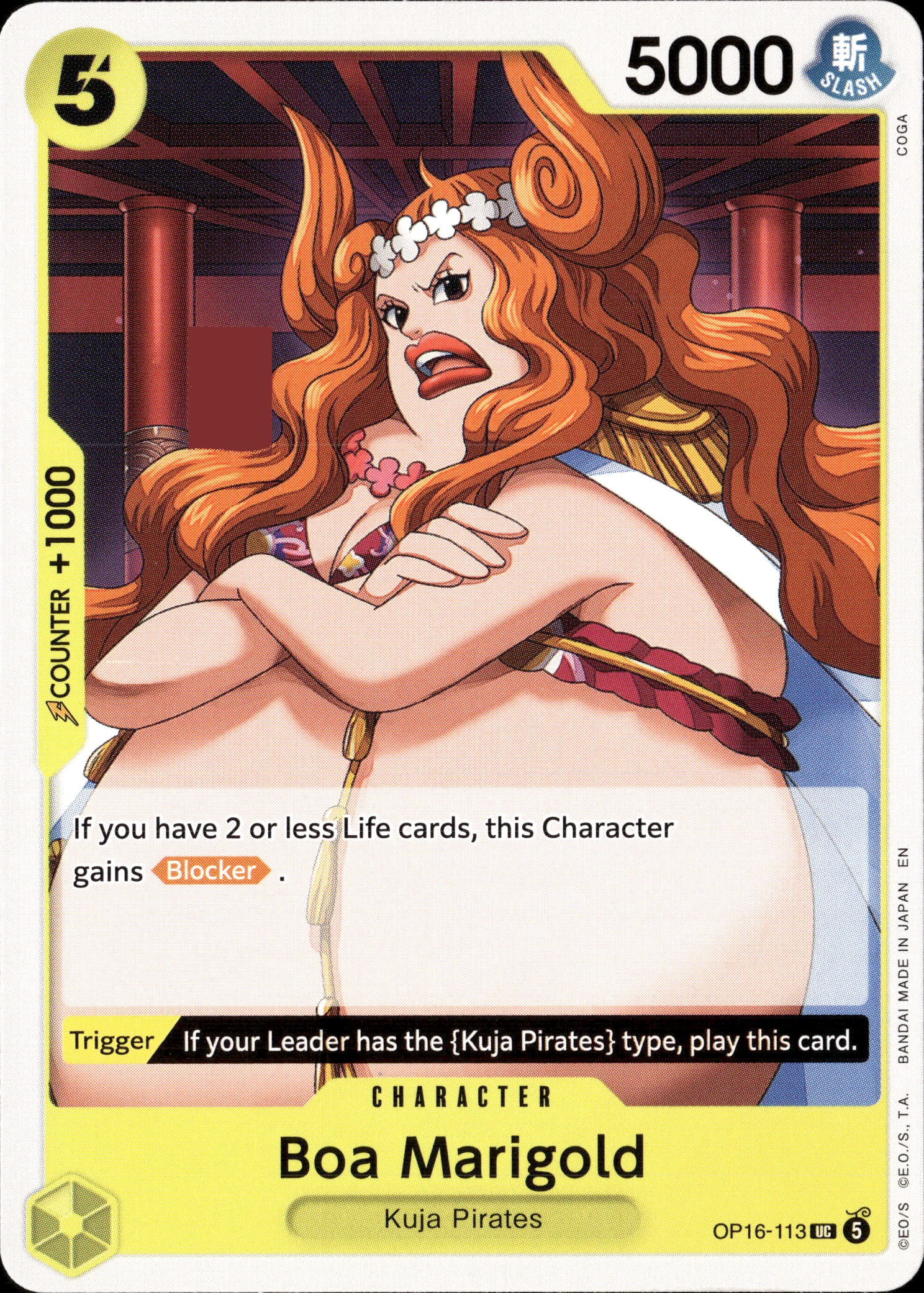 2026 One Piece Op16 En Boa Marigold graded slab