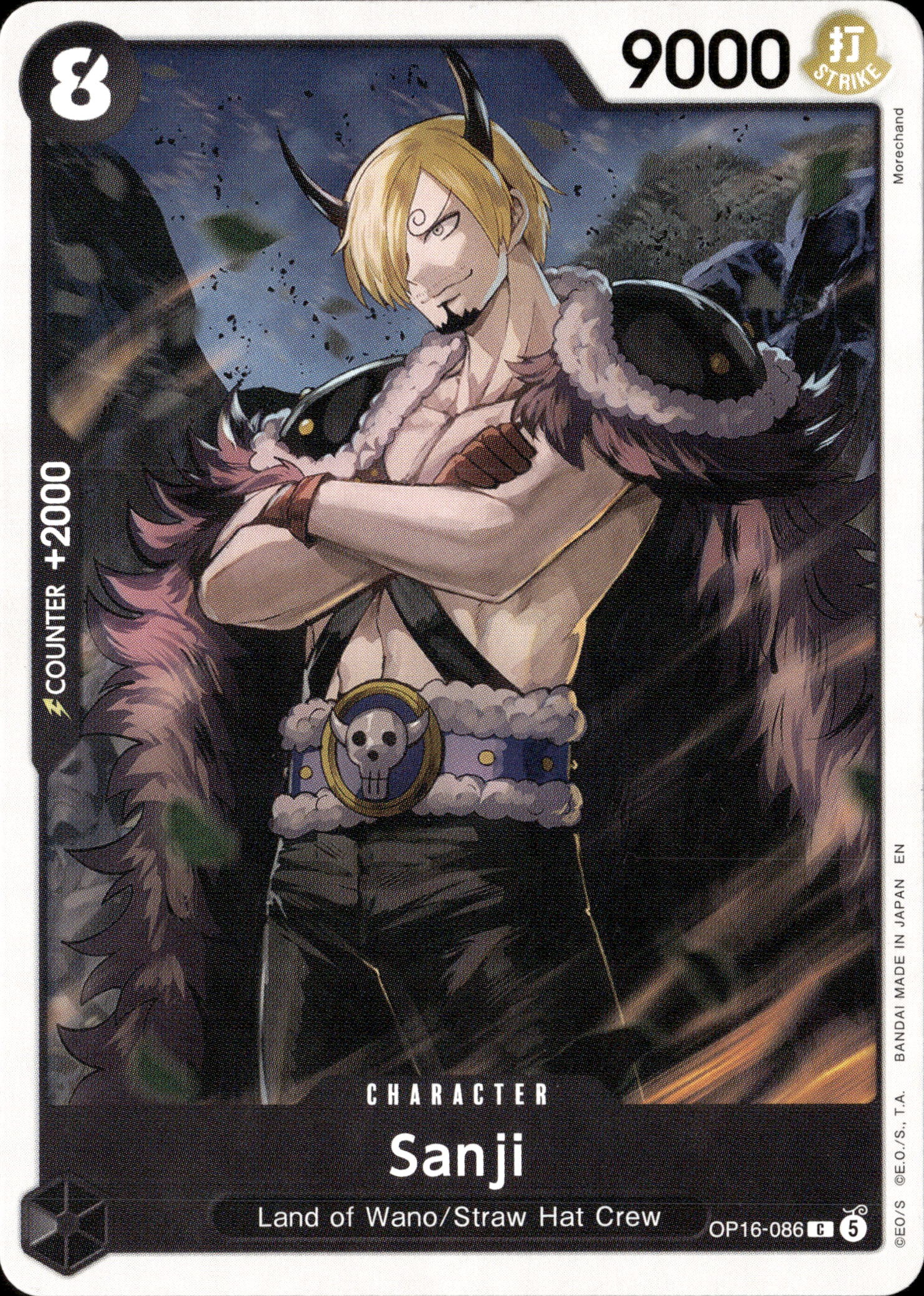 2026 One Piece Op16 En Sanji graded slab