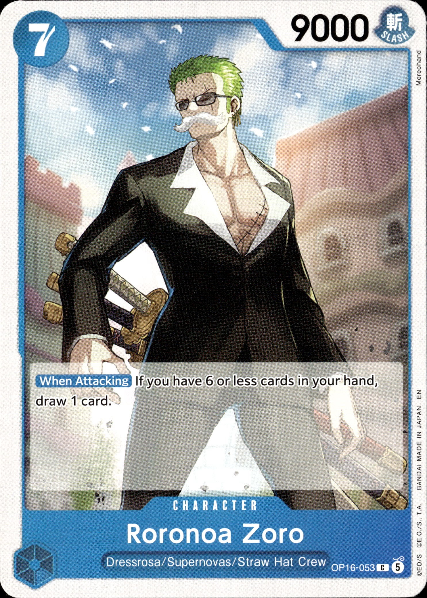 Roronoa Zoro graded slab
