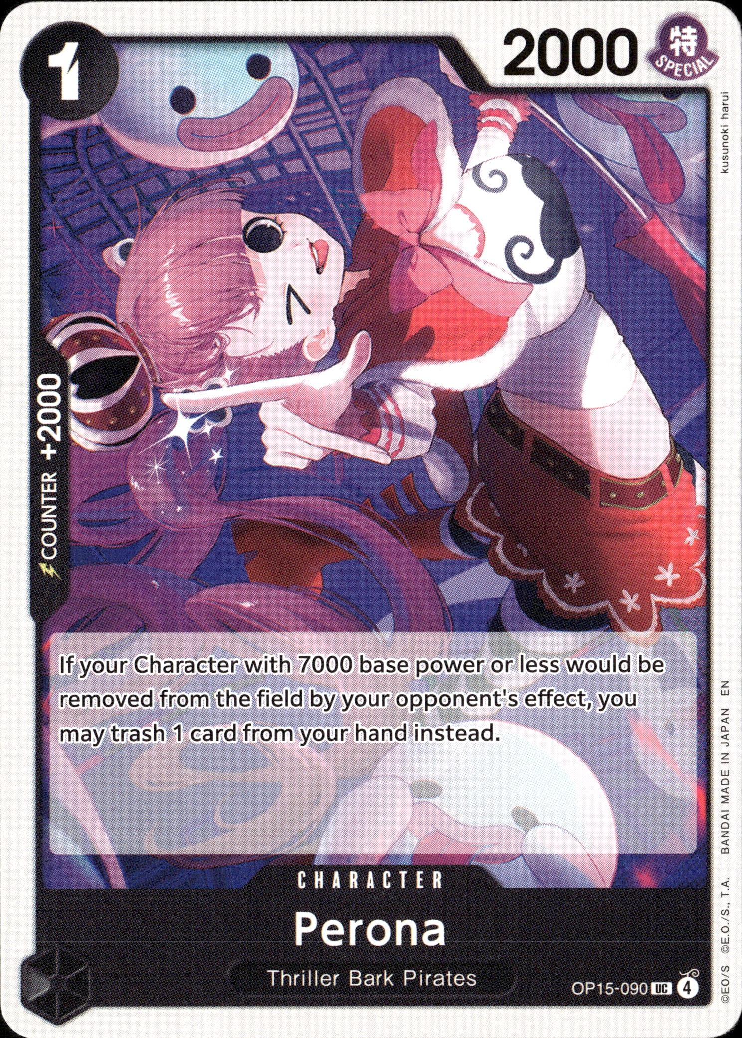 2026 One Piece Op15 En Perona graded slab