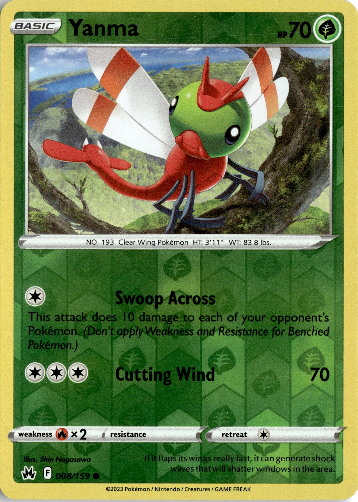 2023 Pokemon Crz En Yanma graded slab