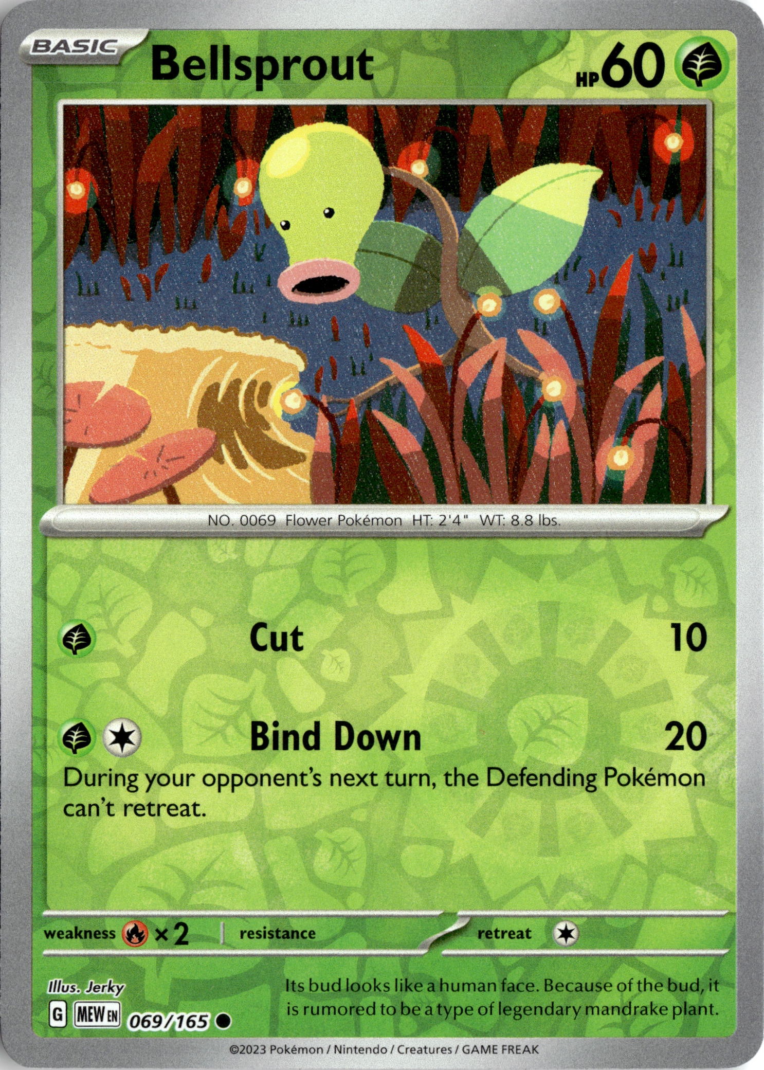 Bellsprout graded slab