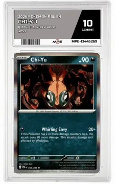 2026 POKEMON PBL EN Pitch Black-REV HOLO #059 Chi-Yu MPE 10 GEM/MT — graded card up for auction