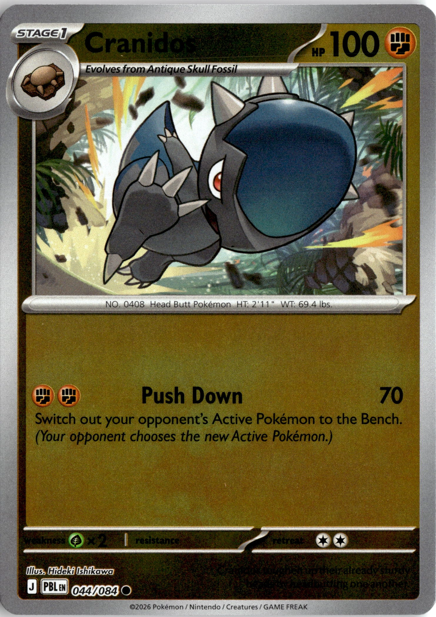 Cranidos graded slab