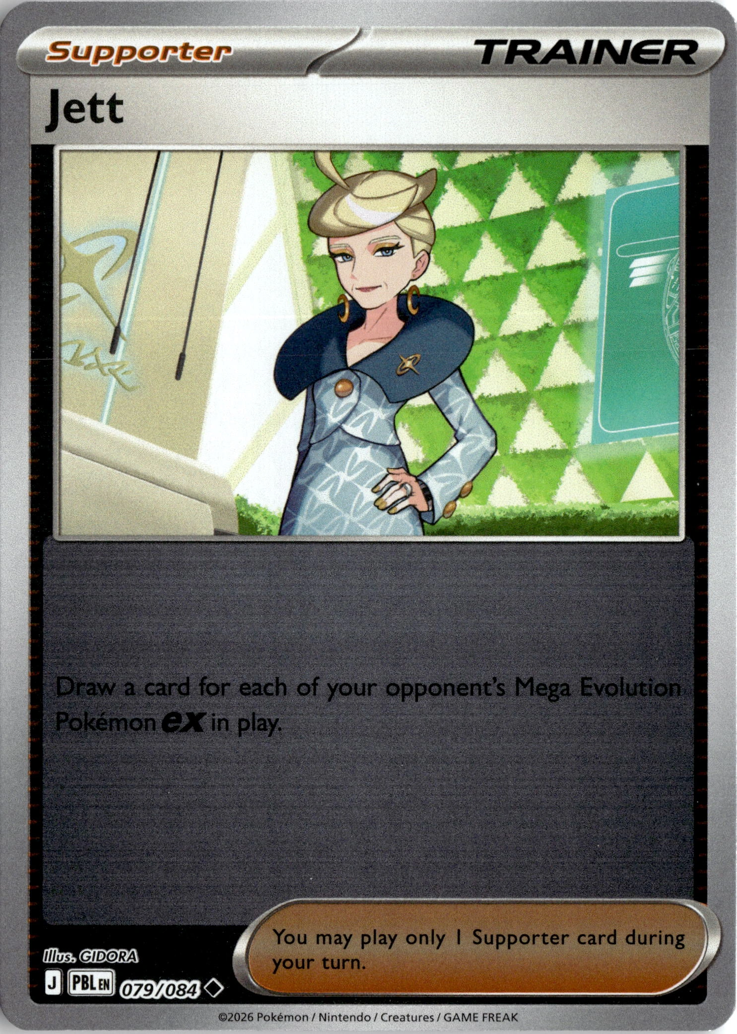 2026 Pokemon Pbl En Jett graded slab
