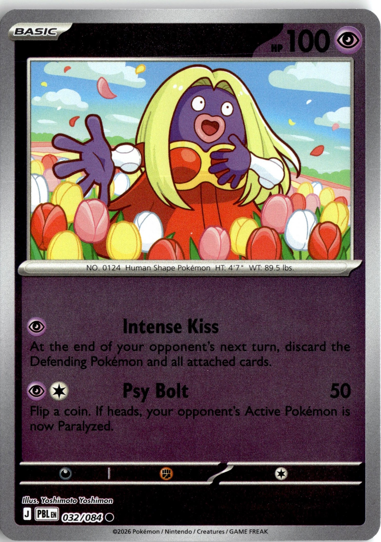 2026 Pokemon Pbl En Jynx graded slab