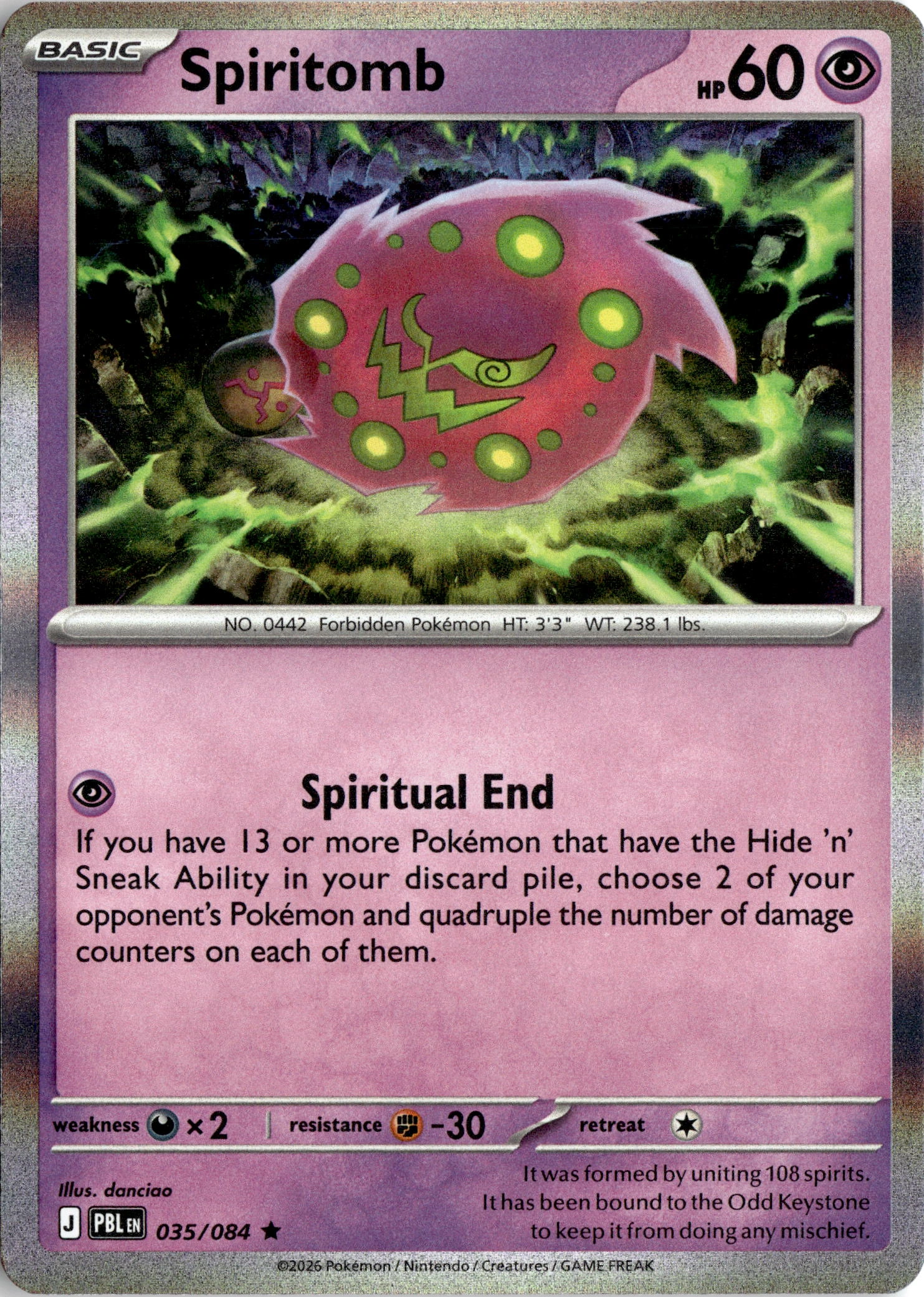 Spiritomb graded slab