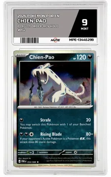 2026 POKEMON POR EN Perfect Order-REV HOLO #054 Chien-Pao MPE 9 MINT — graded card up for auction