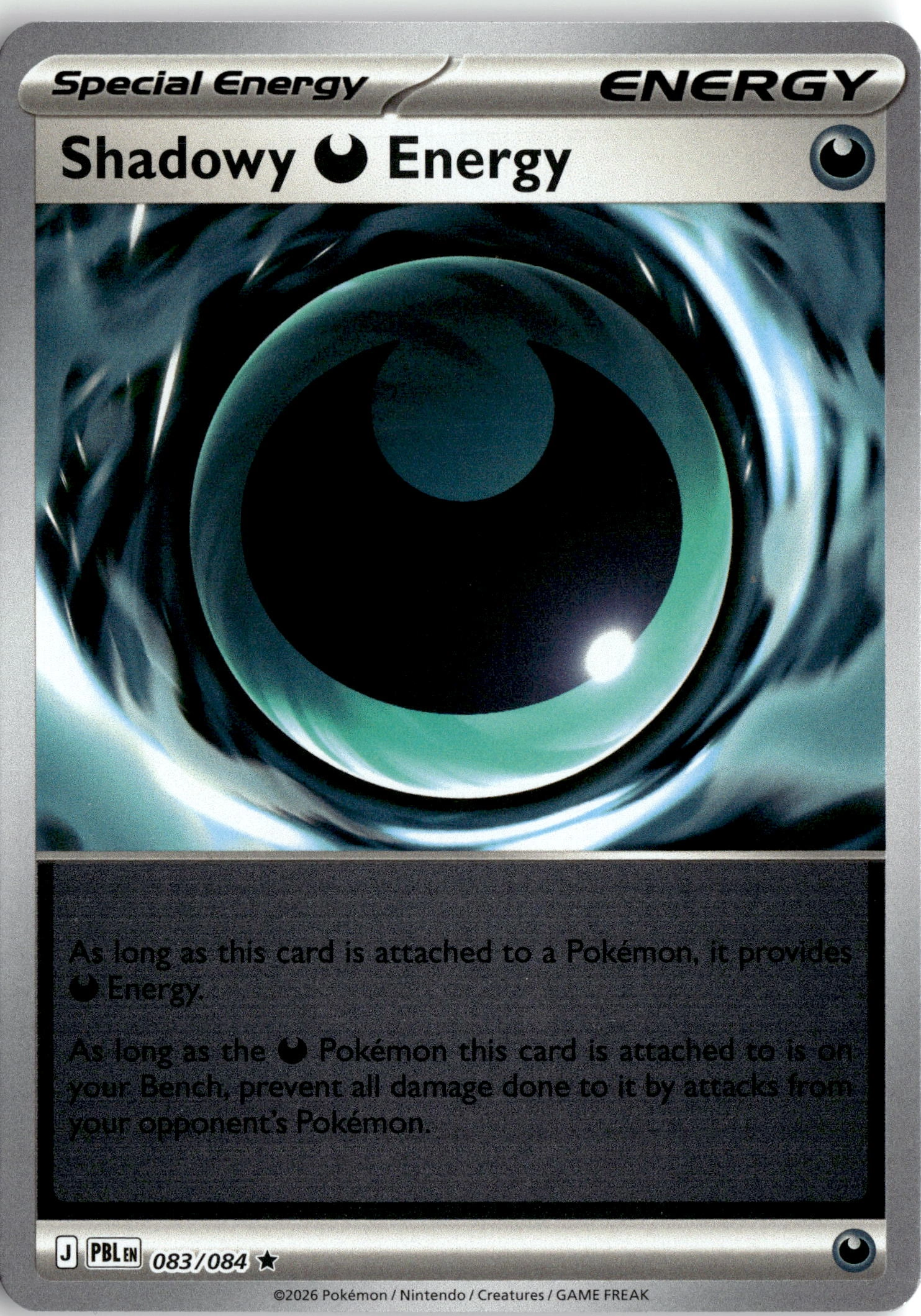 2026 Pokemon Pbl En Shadowy Energy graded slab