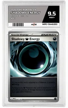 2026 POKEMON PBL EN Pitch Black-HOLO #083 Shadowy Energy MPE 9.5 MINT+ — graded card up for auction