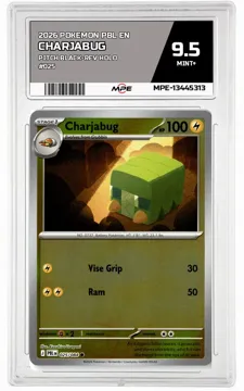 2026 POKEMON PBL EN Pitch Black-REV HOLO #025 Charjabug MPE 9.5 MINT+ — graded card up for auction