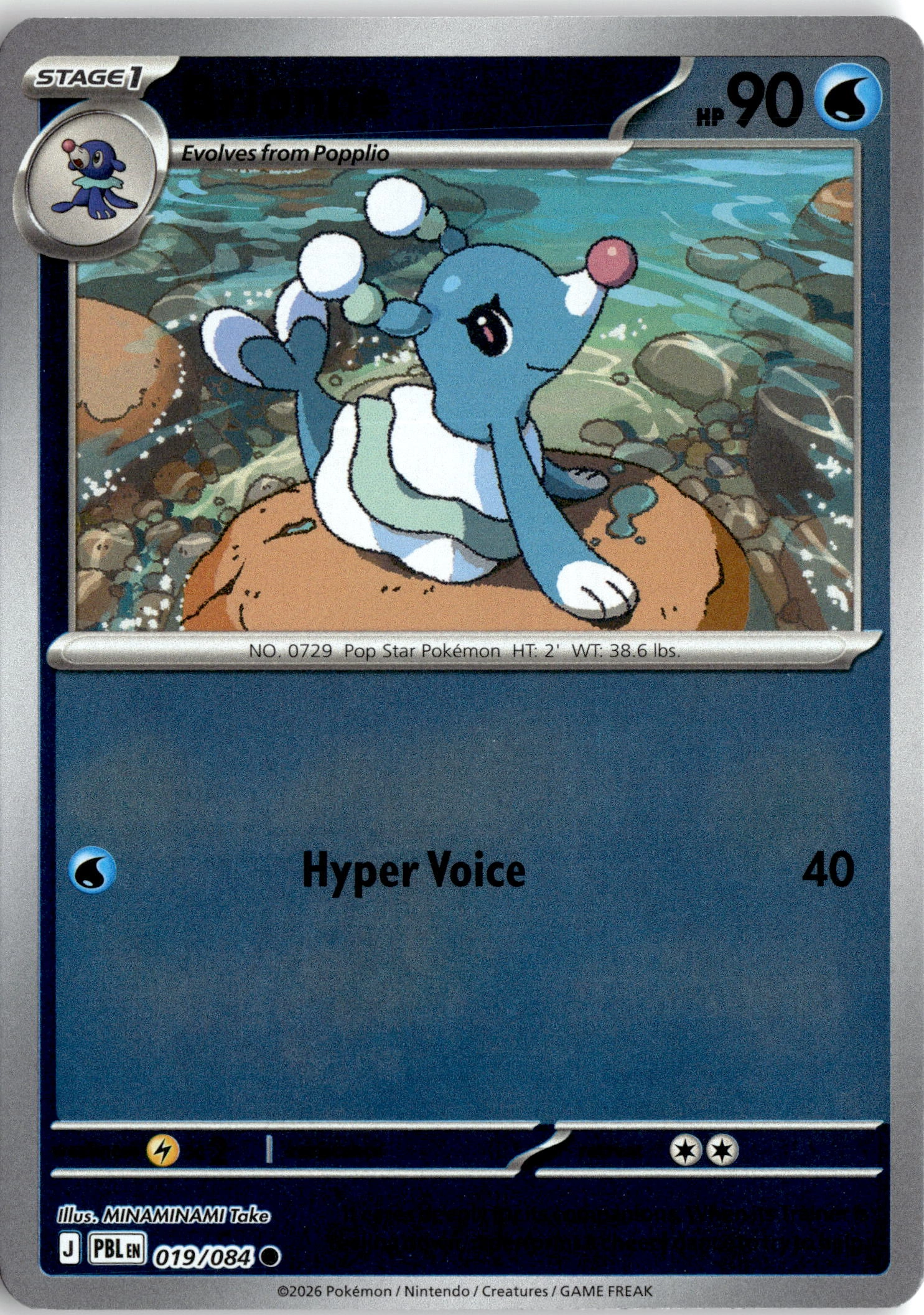 2026 Pokemon Pbl En Brionne graded slab