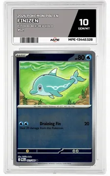 2026 POKEMON PBL EN Pitch Black-REV HOLO #021 Finizen MPE 10 GEM/MT — graded card up for auction