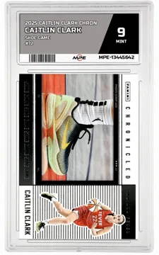 2025 CAITLIN CLARK CHRON SHOE GAME #72 CAITLIN CLARK MPE 9 MINT — graded card up for auction