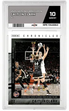 2025 CAITLIN CLARK CHRON #4 CAITLIN CLARK MPE 10 GEM/MT — graded card up for auction