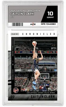 2025 CAITLIN CLARK CHRON #37 CAITLIN CLARK MPE 10 GEM/MT — graded card up for auction