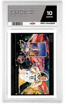 2025 CAITLIN CLARK CHRON STATE OF THE ART #88 CAITLIN CLARK MPE 10 GEM/MT — graded card up for auction
