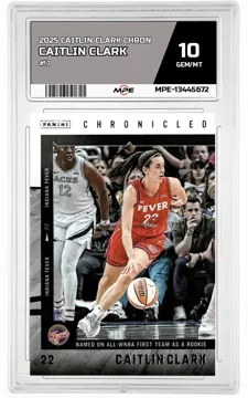 2025 CAITLIN CLARK CHRON #17 CAITLIN CLARK MPE 10 GEM/MT — graded card up for auction