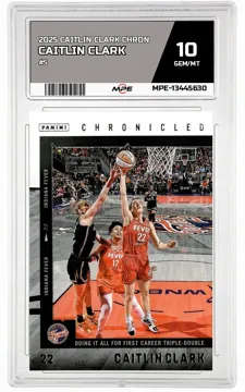 2025 CAITLIN CLARK CHRON #5 CAITLIN CLARK MPE 10 GEM/MT — graded card up for auction