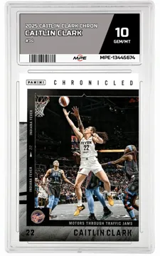 2025 CAITLIN CLARK CHRON #34 CAITLIN CLARK MPE 10 GEM/MT — graded card up for auction