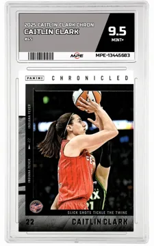 2025 CAITLIN CLARK CHRON #45 CAITLIN CLARK MPE 9.5 MINT+ — graded card up for auction